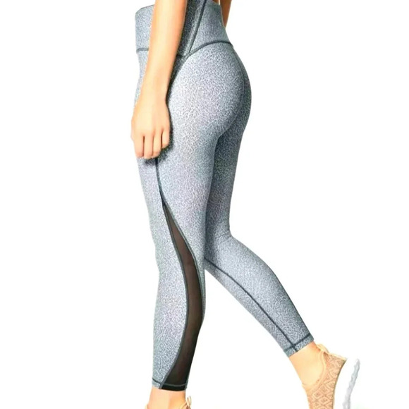 lululemon athletica Pants - Lululemon Train Times 7/8 Pant 25 Gun Powder Gray peckled  ankle Length sz 8